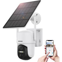 Choetech WiFi-kamera med Android/iOS control app 5W solar panel