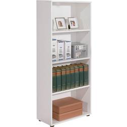 Inter Link Arco White Book Shelf