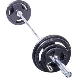 Fit'n Shape Juego de barra y pesas Olympia 85 kg