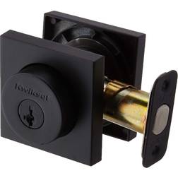 Kwikset 159SQT-S Halifax Double Cylinder Deadbolt Iron Keyed Double Cylinder