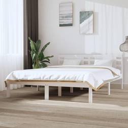 vidaXL Bed Frame White