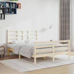 vidaXL 120x200 cm Massivt Træ Sengeramme