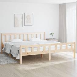 vidaXL massivt trä Sängram