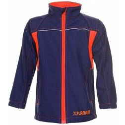 Planam Softshelljacke Junior marine/orange