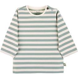 Sterntaler GOTS-Maglietta Lunghe a Righe Maglia - Verde