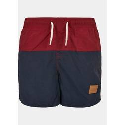 Urban Classics Kinder Badeshorts Boys Block in blau