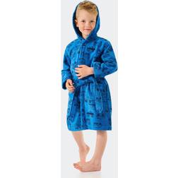 Schiesser Jungen Bademantel, Blau