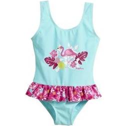 Playshoes Flicka UV-skydd baddräkt flamingo, 15 – turkos, 74/80