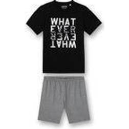 Sanetta pojkar pyjamas set, Supersvart, 128
