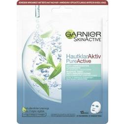 Garnier Skin Active Masque Tissu Anti-Imperfections BHA + Niacinamide + Huile d'Arbre À Thé 23 g