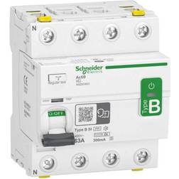 Schneider Electric RCCB PFI afbryder 4P, 63A, 300SmA, B-SI, AC/DC