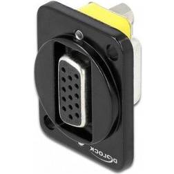 DeLock D-type XLR-stik port