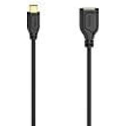 Hama Flexi-Slim USB-C-OTG-Kabel, 0.15