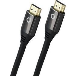 Oehlbach HDMI Cable HDMI-A plug, HDMI-A plug 0.75 Ultra plated connectors