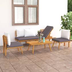 vidaXL 4-tlg. Lounge-Set