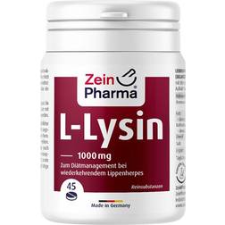 L-Lysin, 1000 mg - 45 tyggetabletter Tablet