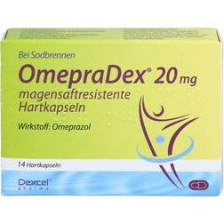 OMEPRADEX 20 mg magensaftresistente Hartkapseln 14