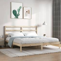 vidaXL Giroletto In Legno Massello Di Pino 200x200 cm - Marrone