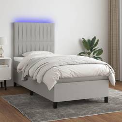 vidaXL LED-lys stof Kontinentalseng
