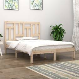 vidaXL Estructura De Cama Madera Maciza De Pino 120x200 cm - Marrón