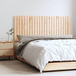 vidaXL Sängynpääty Seinälle 147x3x60 cm Täysi Mänty