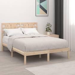 vidaXL Brown Bed Frame 200 x 200 cm