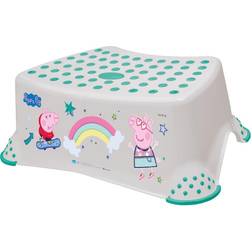 Keeeper Plastimyr Peppa Pig Taburete escalón antideslizante Peppa Pig, unisex, blanco ㅤ