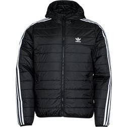 Adidas Men's Padded Hooded Puffer Jacket - Black