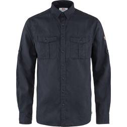 Fjällräven Övik Travel Shirt LS - Dark Navy