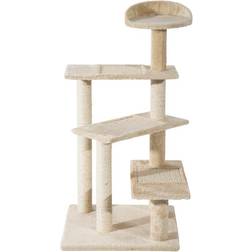 Pawhut Cat Tree Scratching Post 50x50x100cm