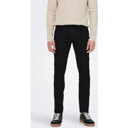 Only & Sons Loom Jeans mit Schmalem Black Denim