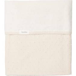 Koeka Babydecke cotton Fleece Napa Weiß