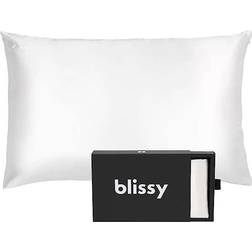 Blissy King Mulberry Silk Pillow Case Grey, Beige, Black, White, Silver, Pink (50.8x66cm)