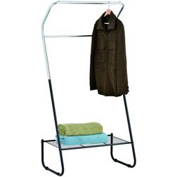 Freemans Open Wardrobe Metal Shelf Clothes Rack