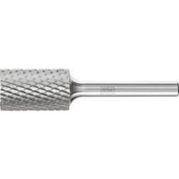 Pferd Hartmetall Frässtift Zylinder ZYAS stirnverzahnt Ø 16x25mm Schaft-Ø 6mm Z4 universal mittel fein