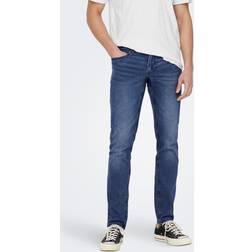 Only & Sons Onsloom Mid. Blue 4327 Jeans Vd Blå