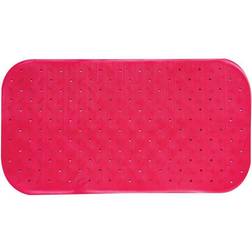 MSV Alfombra De Bañera Antideslizante Caucho Reciclable Class 36 x 76 cm Rosa Fucsia