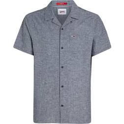 Tommy Jeans Navy Classic Linen Shirt