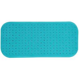 MSV Premium Rubber Bath Mat 36 x 97 cm Light Blue