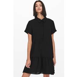 JdY LION S/S Placket Dress - Nero