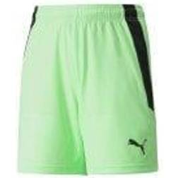 Puma Teamliga Shorts Jr - Fizzy Lime/Puma Svart