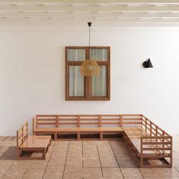 vidaXL honungbrun Loungeset