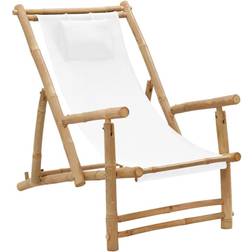 vidaXL strandstol bambus