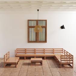 vidaXL honungbrun Loungeset