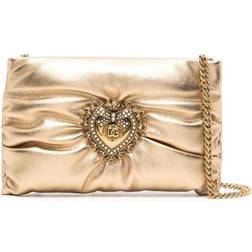 Dolce & Gabbana Small foiled calfskin Devotion Soft bag