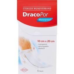 Draco Verbandsmaterial, waterproof steriler Wundverband transparent, 5