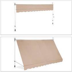 Relaxdays Protezione Per il Balcone 350 cm Beige