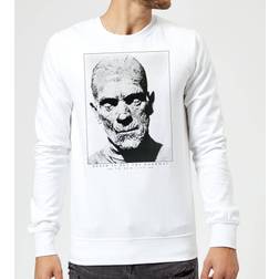 Universal Monsters The Mummy Portrait Sweatshirt White White