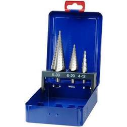 Bohrcraft Trinborsæt STB3 HSS 1/2A/3A 3 dele