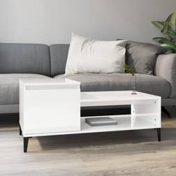 vidaXL vit högglans Soffbord